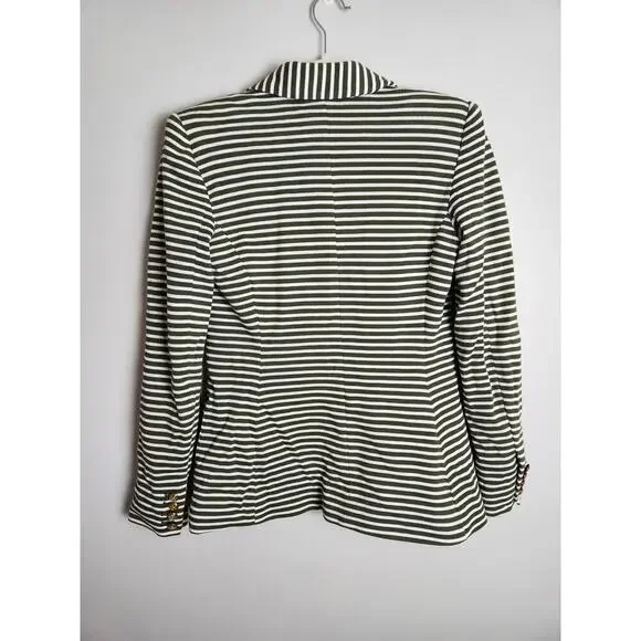 Lauren Ralph Lauren knit sweater blazer sz S olive green preppy old Money career - Picture 4 of 10